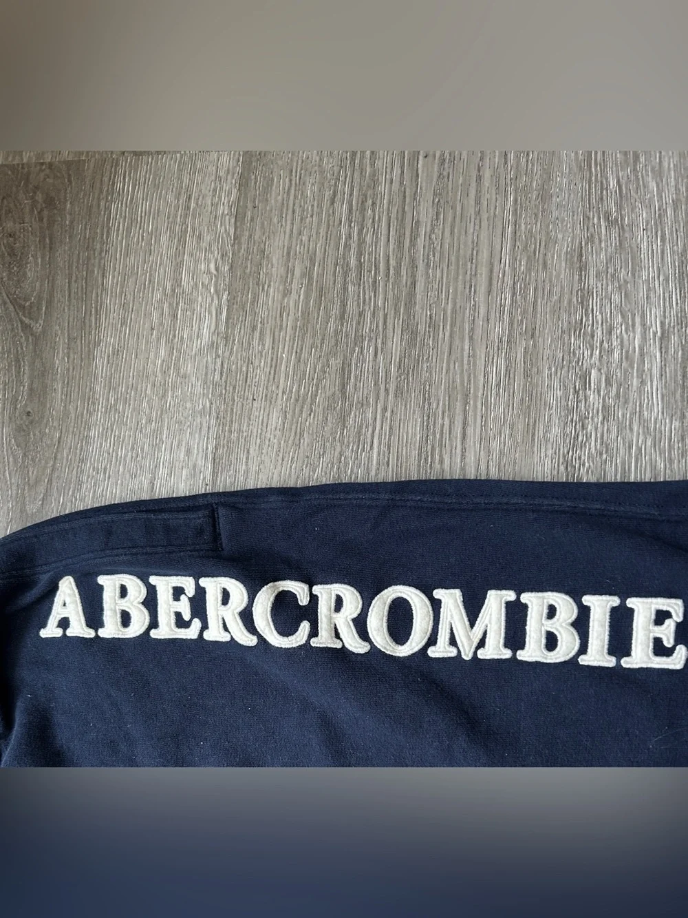 Y2K style Abercrombie & Fitch Sweatpants Spellout Stitched Lettering SZ S